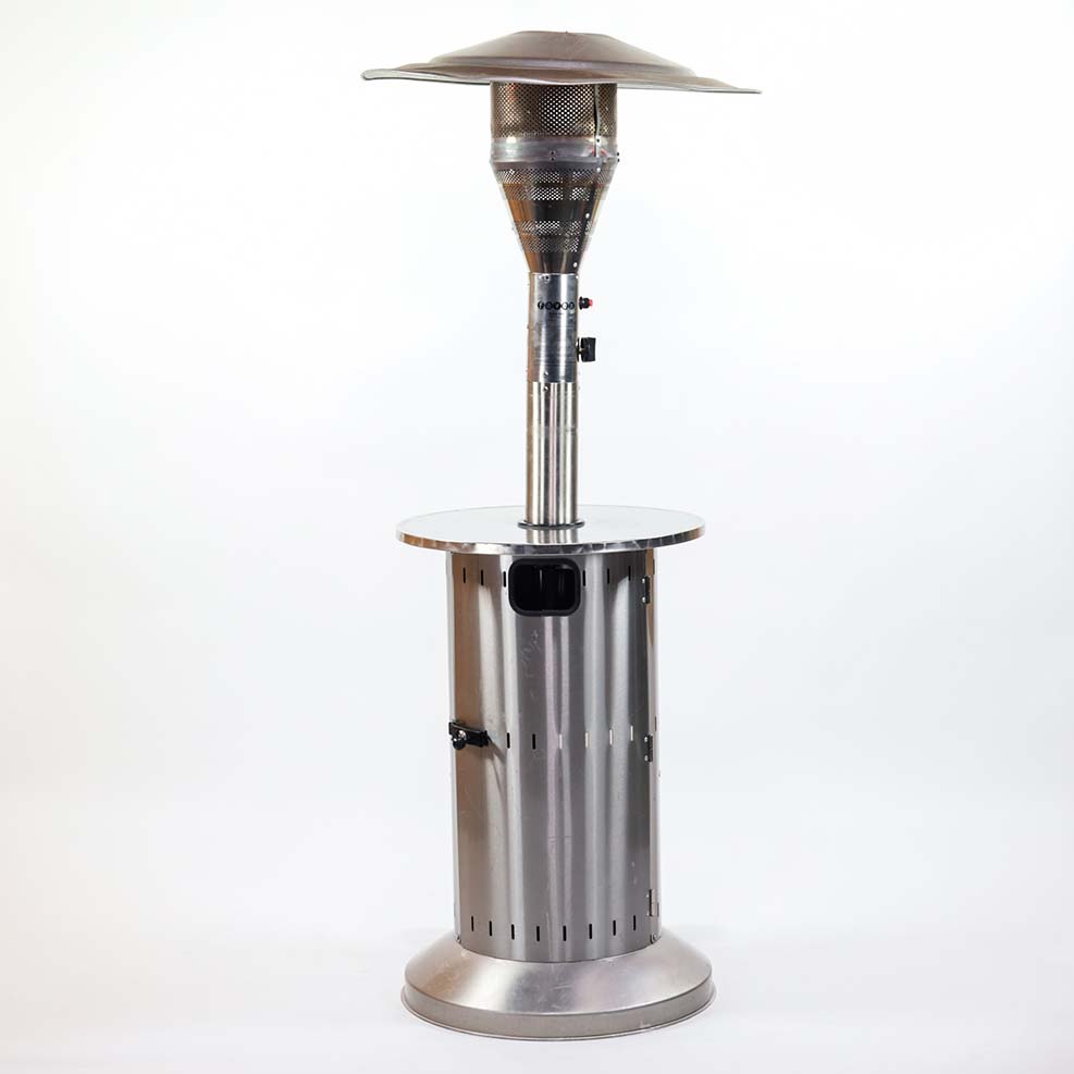 Parasol chauffant à mât rétractable ( gaz propane non fourni)