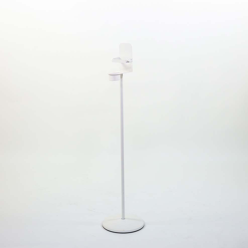 Stand de désinfectant avec solution