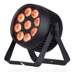DIS - Projecteur Rond sur batterie LED 9x18W