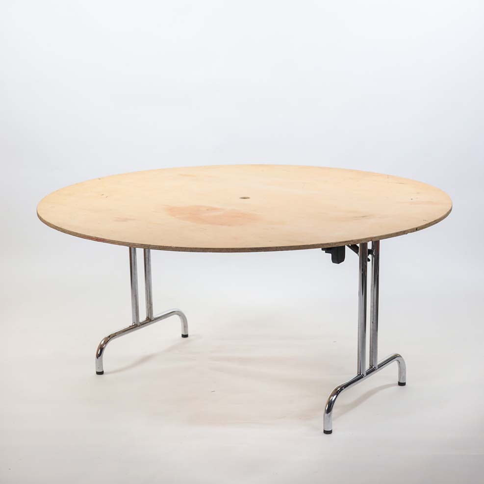 Table ronde bois