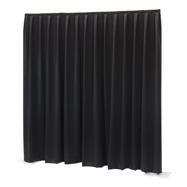 WENTEX - rideau noir plissé 260 g/m²