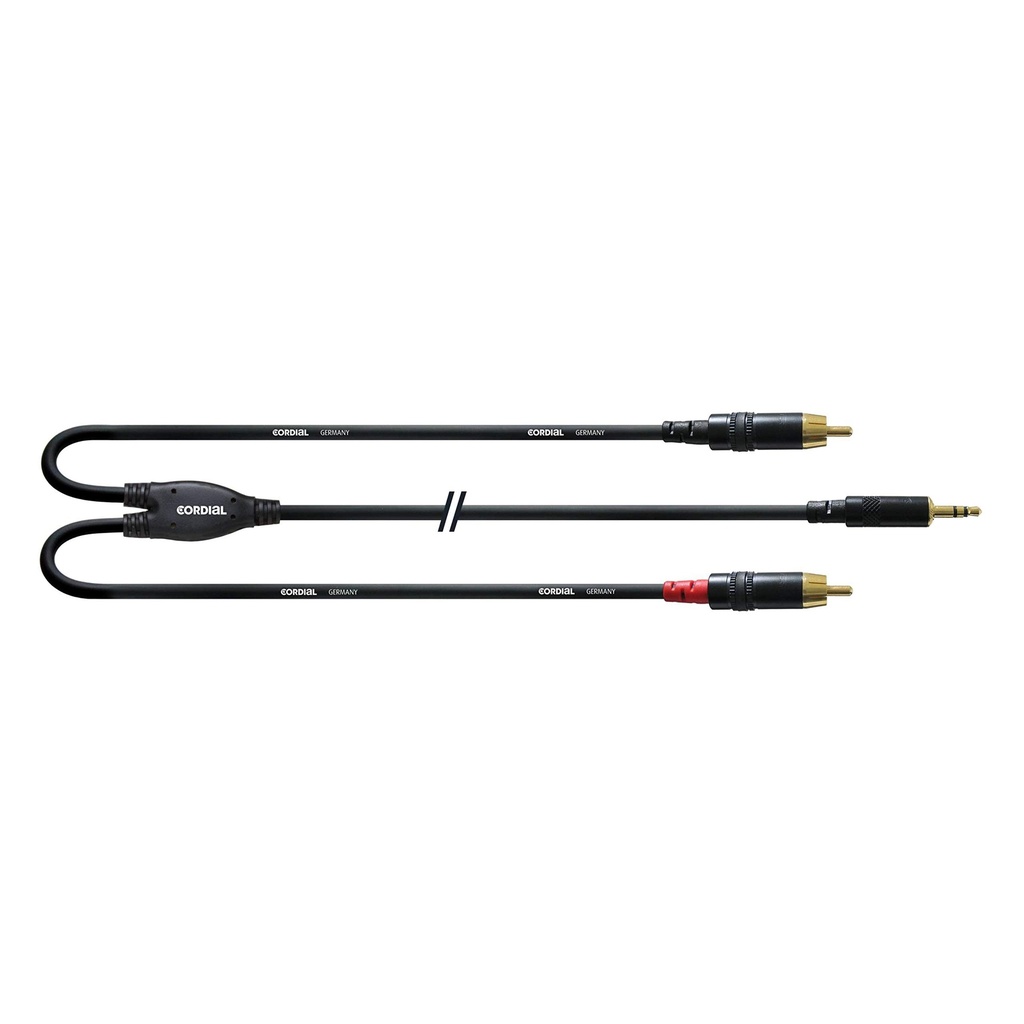 Cordon 2 RCA & Jack 3,5 mm