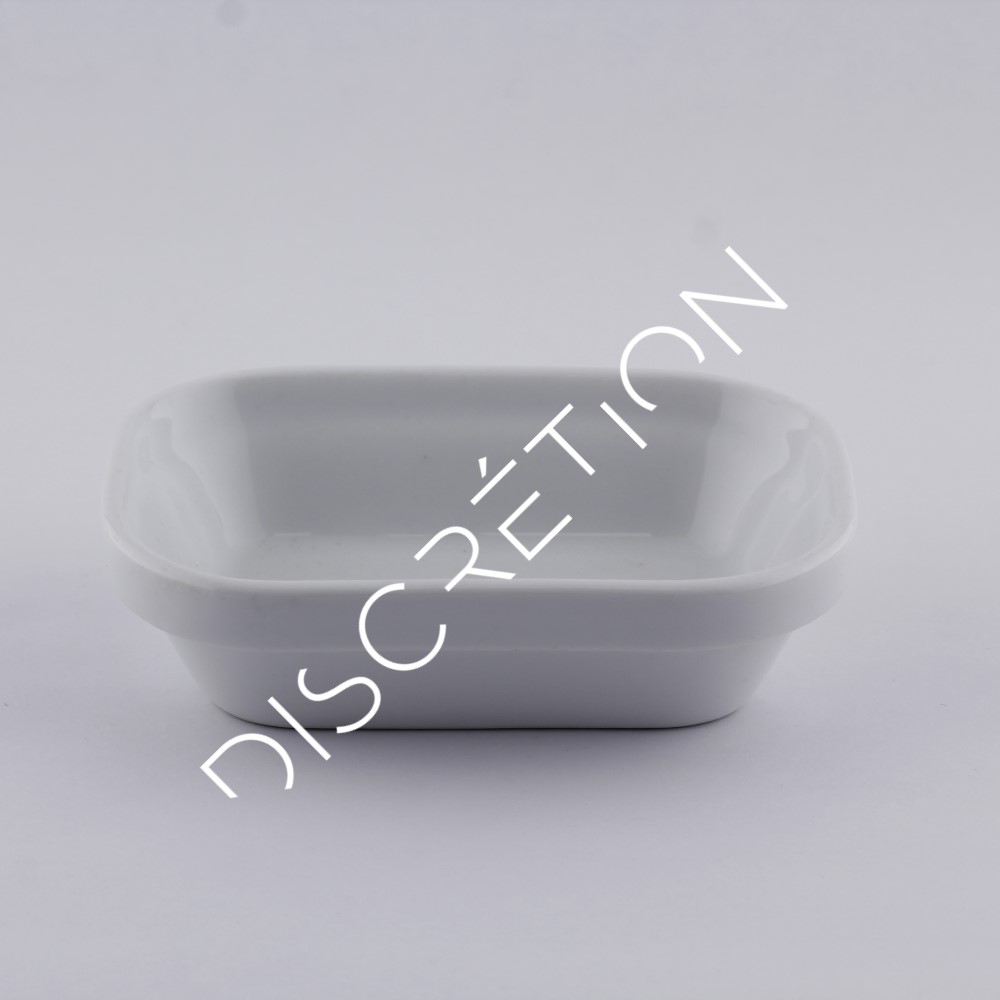 Beurrier individuel en porcelaine