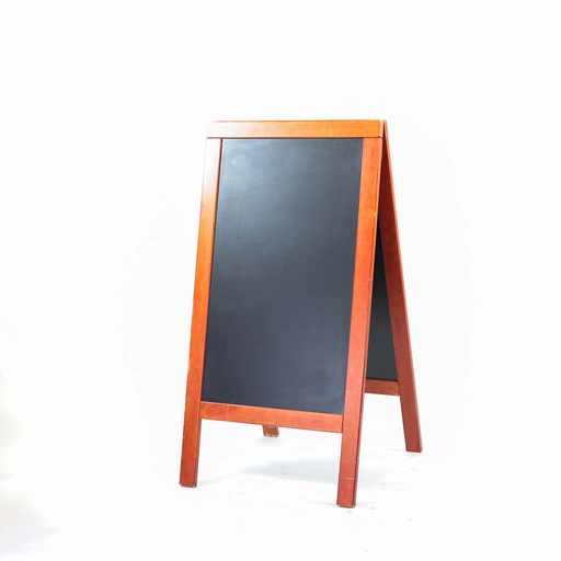 [LAFCHEARD] Chevalet ardoise 75cmx135cm bois couleur merisier