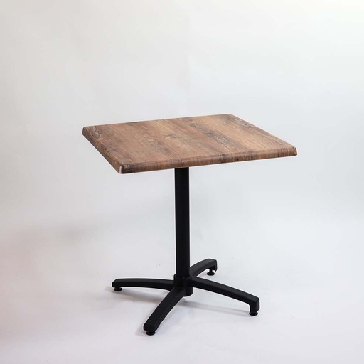 [LTABOICAR70] Table bistrot 70 x 70 (2 à 4 pers)