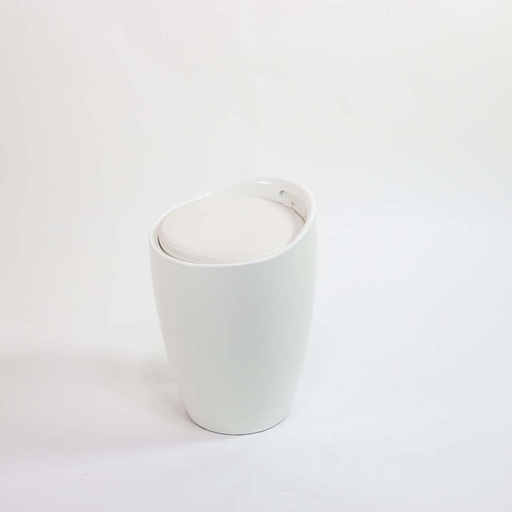 [LTABPOUFRONBLA] Pouf rond blanc