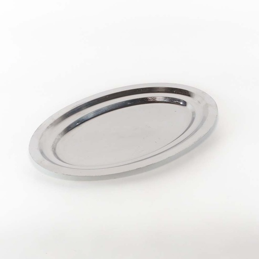 [LVPPOVAINO40] Plat ovale inox - 40 cm