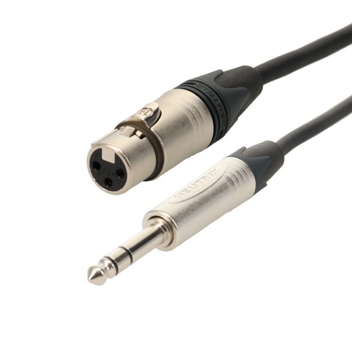 [LXLRF-J6.35] Cordon Jack 6.35 vers XLR fem.