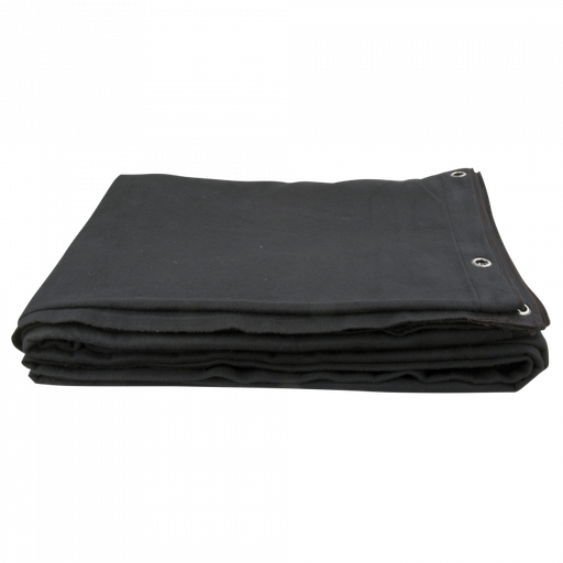 Rideau de scène noir molleton 300g/m²