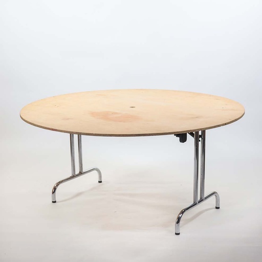 [LTABOIRON150] Table ronde bois
