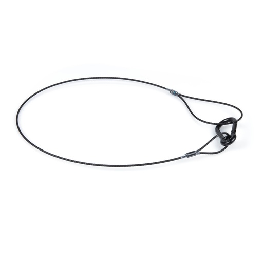 [ELINGUE-260CNGB] Elingue de sécurité pour projecteur Ø 2mm - Lg 65cm 40kg grande boucle